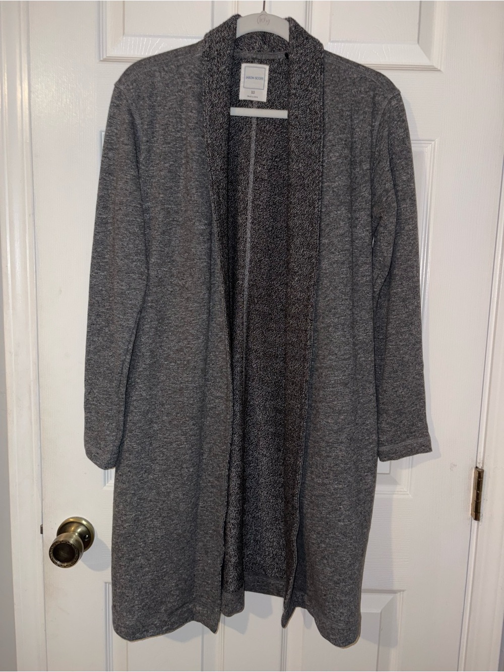 croft & barrow Heather Gray Open-Front Women's Cardigan